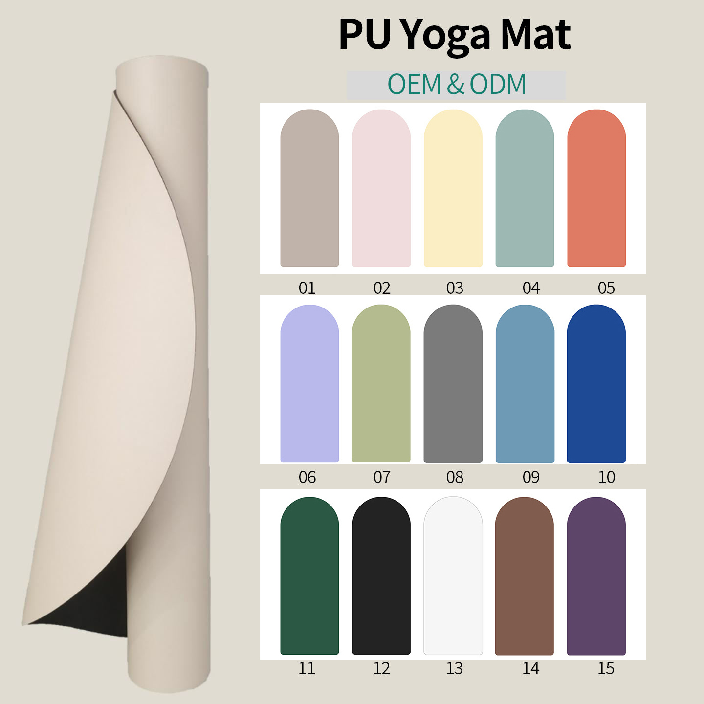 Коврик для йоги с индивидуальн – обзор и цена Pilates Yoga Logo