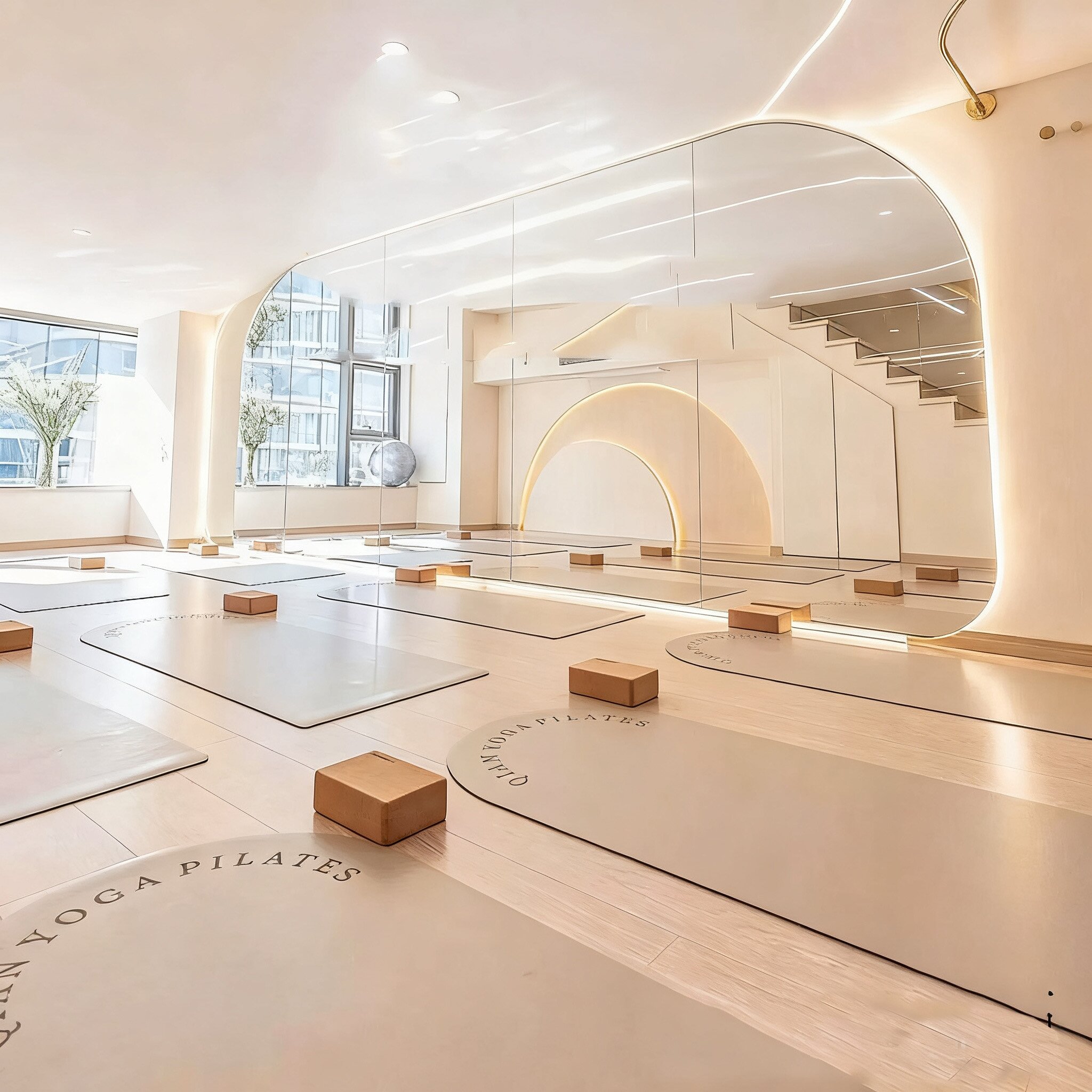 Коврик для йоги с индивидуальн – обзор и цена Pilates Yoga Logo