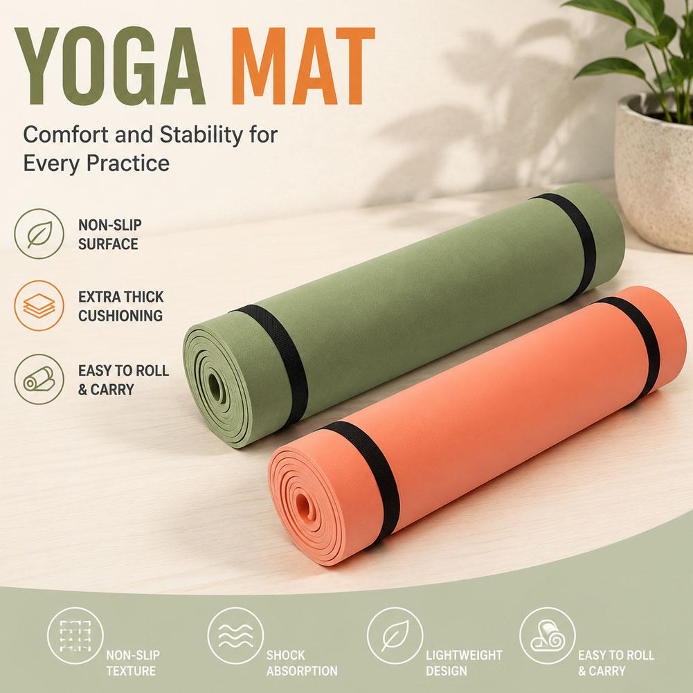 1/2 шт. толстый коврик для йог – обзор и цена Pilates Yoga Mat Thickness